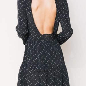 Flynn Skye Bayside Mini Dress Black Diamond Size S